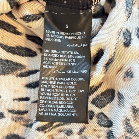 2 Chicos Womens Sweater Large Leopard Animal Print Bundle Classic Mob Wife 20115 - Picture 9 of 13